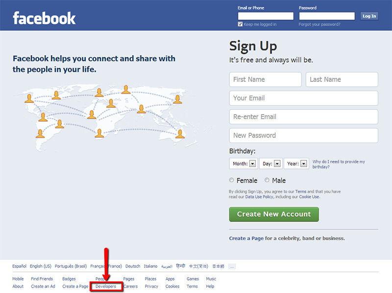 Registering your mobile app with Facebook is the essential first step for app developers to start an ad campaign