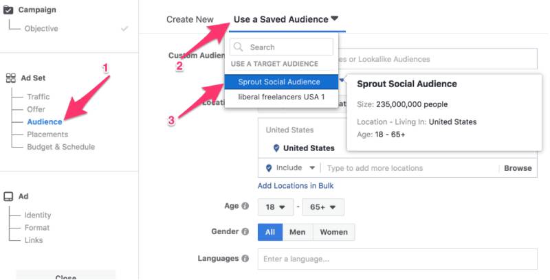 specificity and size of target audience